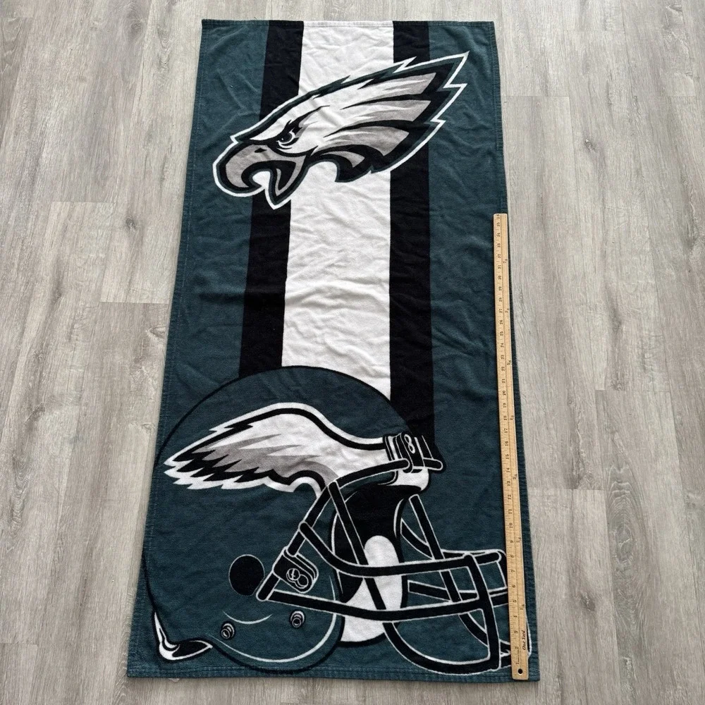 Vintage 1990's/2000's Philadelphia Eagles Bath Beach Towel NFL